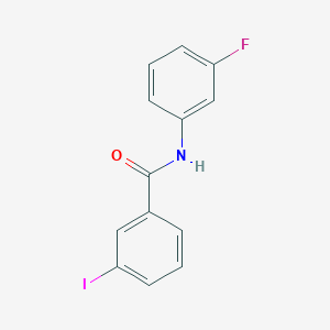 molecular formula C13H9FINO B398239 N-(3-fluorophenyl)-3-iodobenzamide CAS No. 349118-34-9
