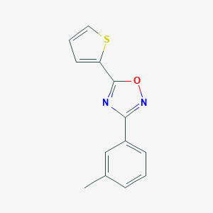 5-Thiophen-2-yl-3-m-tolyl-[1,2,4]oxadiazole