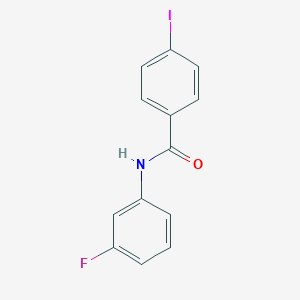N-(3-fluorophenyl)-4-iodobenzamide