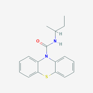 molecular formula C17H18N2OS B3982560 N-(butan-2-yl)-10H-phenothiazine-10-carboxamide 