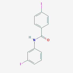 molecular formula C13H9I2NO B398257 4-iodo-N-(3-iodophenyl)benzamide 