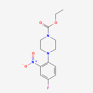 ethyl 4-(4-fluoro-2-nitrophenyl)-1-piperazinecarboxylate