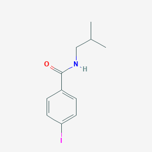 molecular formula C11H14INO B398262 4-iodo-N-(2-methylpropyl)benzamide 