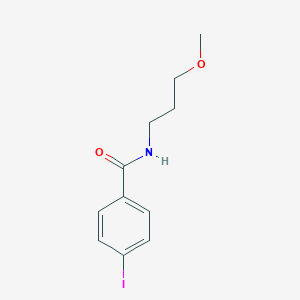 molecular formula C11H14INO2 B398267 4-iodo-N-(3-methoxypropyl)benzamide 