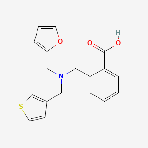 2-{[(2-furylmethyl)(3-thienylmethyl)amino]methyl}benzoic acid