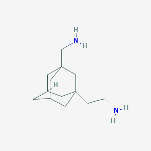molecular formula C13H24N2 B398277 [3-(2-Aminoethyl)-1-adamantyl]methylamine 