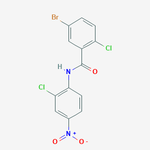 5-bromo-2-chloro-N-(2-chloro-4-nitrophenyl)benzamide