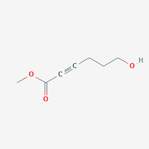 molecular formula C7H10O3 B039828 Methyl 6-hydroxyhex-2-ynoate CAS No. 123368-72-9