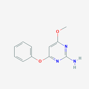 molecular formula C11H11N3O2 B398284 4-Methoxy-6-phenoxypyrimidin-2-amine 