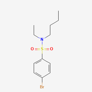 molecular formula C12H18BrNO2S B3982846 4-bromo-N-butyl-N-ethylbenzenesulfonamide 