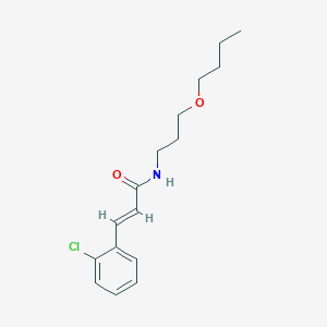 N-(3-butoxypropyl)-3-(2-chlorophenyl)acrylamide