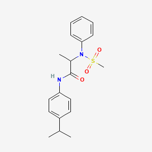 N~1~-(4-isopropylphenyl)-N~2~-(methylsulfonyl)-N~2~-phenylalaninamide