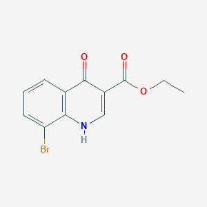 molecular formula C12H10BrNO3 B398289 Ethyl 8-bromo-4-hydroxyquinoline-3-carboxylate CAS No. 35975-57-6