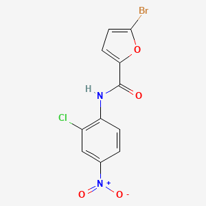 5-bromo-N-(2-chloro-4-nitrophenyl)-2-furamide