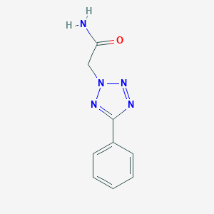 molecular formula C9H9N5O B398292 5-Phenyltetrazol-2-ylethanoic acid amide CAS No. 25468-24-0