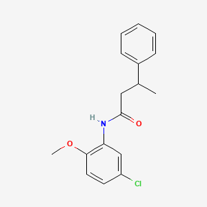 N-(5-chloro-2-methoxyphenyl)-3-phenylbutanamide