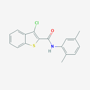 molecular formula C17H14ClNOS B398295 3-Chloro-N-(2,5-dimethylphenyl)-1-benzothiophene-2-carboxamide CAS No. 105577-07-9