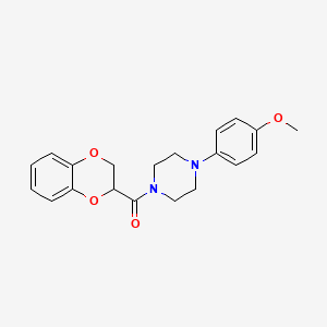 2,3-Dihydro-1,4-benzodioxin-2-yl[4-(4-methoxyphenyl)piperazin-1-yl]methanone