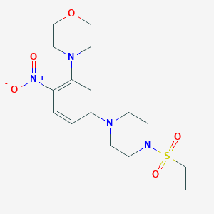 4-{5-[4-(ethylsulfonyl)-1-piperazinyl]-2-nitrophenyl}morpholine