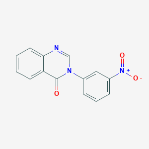 molecular formula C14H9N3O3 B398307 3-(3-nitrophenyl)quinazolin-4(3H)-one CAS No. 201161-27-5
