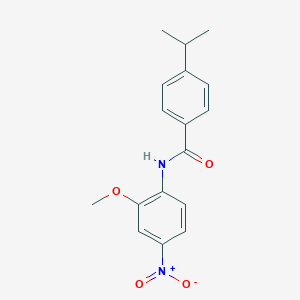 molecular formula C17H18N2O4 B3983100 4-isopropyl-N-(2-methoxy-4-nitrophenyl)benzamide 