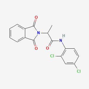 N-(2,4-dichlorophenyl)-2-(1,3-dioxo-1,3-dihydro-2H-isoindol-2-yl)propanamide