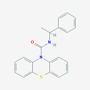 molecular formula C21H18N2OS B3983132 N-(1-phenylethyl)-10H-phenothiazine-10-carboxamide 