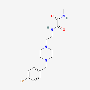 N-{2-[4-(4-bromobenzyl)-1-piperazinyl]ethyl}-N'-methylethanediamide