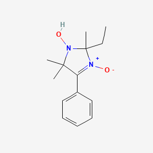 molecular formula C14H20N2O2 B3983193 2-ethyl-2,5,5-trimethyl-4-phenyl-2,5-dihydro-1H-imidazol-1-ol 3-oxide 