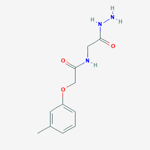 N-(2-hydrazino-2-oxoethyl)-2-(3-methylphenoxy)acetamide