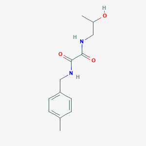 N'-(2-hydroxypropyl)-N-[(4-methylphenyl)methyl]oxamide