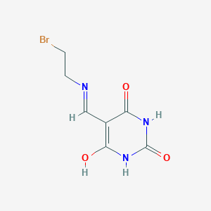 molecular formula C7H8BrN3O3 B398341 5-(((2-bromoethyl)amino)methylidene)pyrimidine-2,4,6(1H,3H,5H)-trione CAS No. 305865-54-7