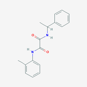 N-(2-methylphenyl)-N'-(1-phenylethyl)ethanediamide