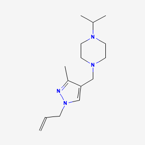 1-[(1-allyl-3-methyl-1H-pyrazol-4-yl)methyl]-4-isopropylpiperazine