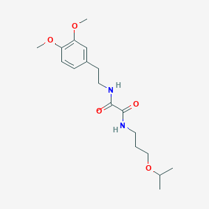 N-[2-(3,4-dimethoxyphenyl)ethyl]-N'-(3-isopropoxypropyl)ethanediamide