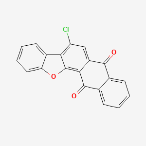 molecular formula C20H9ClO3 B3983617 7-Chloroanthra[1,2-b][1]benzofuran-5,13-dione 