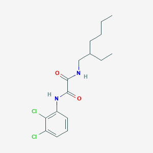 molecular formula C16H22Cl2N2O2 B3983638 N-(2,3-dichlorophenyl)-N'-(2-ethylhexyl)ethanediamide 