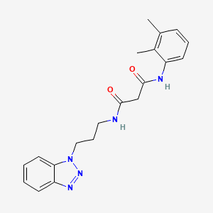 N-[3-(benzotriazol-1-yl)propyl]-N'-(2,3-dimethylphenyl)propanediamide