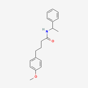 molecular formula C19H23NO2 B3983757 4-(4-methoxyphenyl)-N-(1-phenylethyl)butanamide CAS No. 433249-01-5