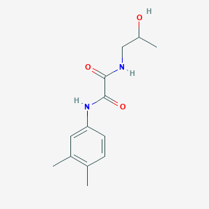 N-(3,4-dimethylphenyl)-N'-(2-hydroxypropyl)ethanediamide