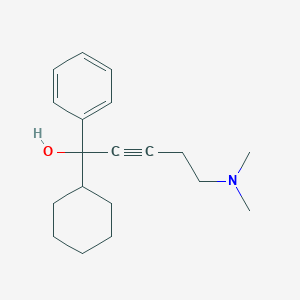 1-Cyclohexyl-5-(dimethylamino)-1-phenylpent-2-yn-1-ol