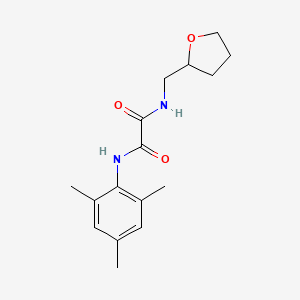 molecular formula C16H22N2O3 B3984122 N-mesityl-N'-(tetrahydro-2-furanylmethyl)ethanediamide 