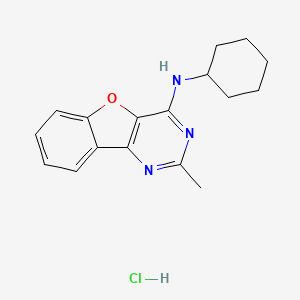 N-cyclohexyl-2-methyl[1]benzofuro[3,2-d]pyrimidin-4-amine hydrochloride