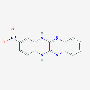 8-nitro-5,12-dihydroquinoxalino[2,3-b]quinoxaline