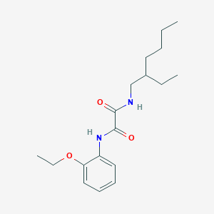 molecular formula C18H28N2O3 B3984300 N-(2-ethoxyphenyl)-N'-(2-ethylhexyl)ethanediamide 