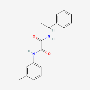 N-(3-methylphenyl)-N'-(1-phenylethyl)ethanediamide