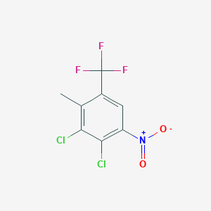 molecular formula C8H4Cl2F3NO2 B039844 2,3-二氯-4-甲基-1-硝基-5-(三氟甲基)苯 CAS No. 115571-68-1