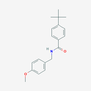 molecular formula C19H23NO2 B398447 4-tert-butyl-N-(4-methoxybenzyl)benzamide 