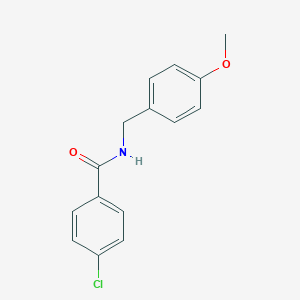 4-chloro-N-[(4-methoxyphenyl)methyl]benzamide