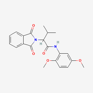 N-(2,5-dimethoxyphenyl)-2-(1,3-dioxo-1,3-dihydro-2H-isoindol-2-yl)-3-methylbutanamide